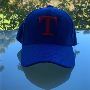 Texas Rangers Velcro Adjustable Hat